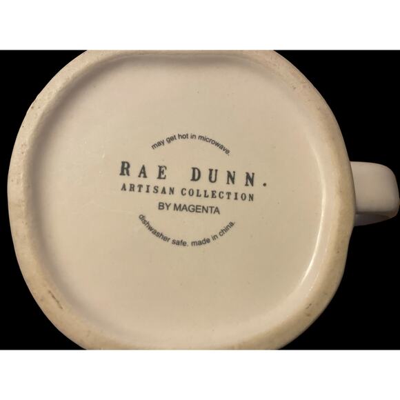 Rae Dunn Artisan Collection by Magenta HAPPY mug EUC - Picture 2 of 2